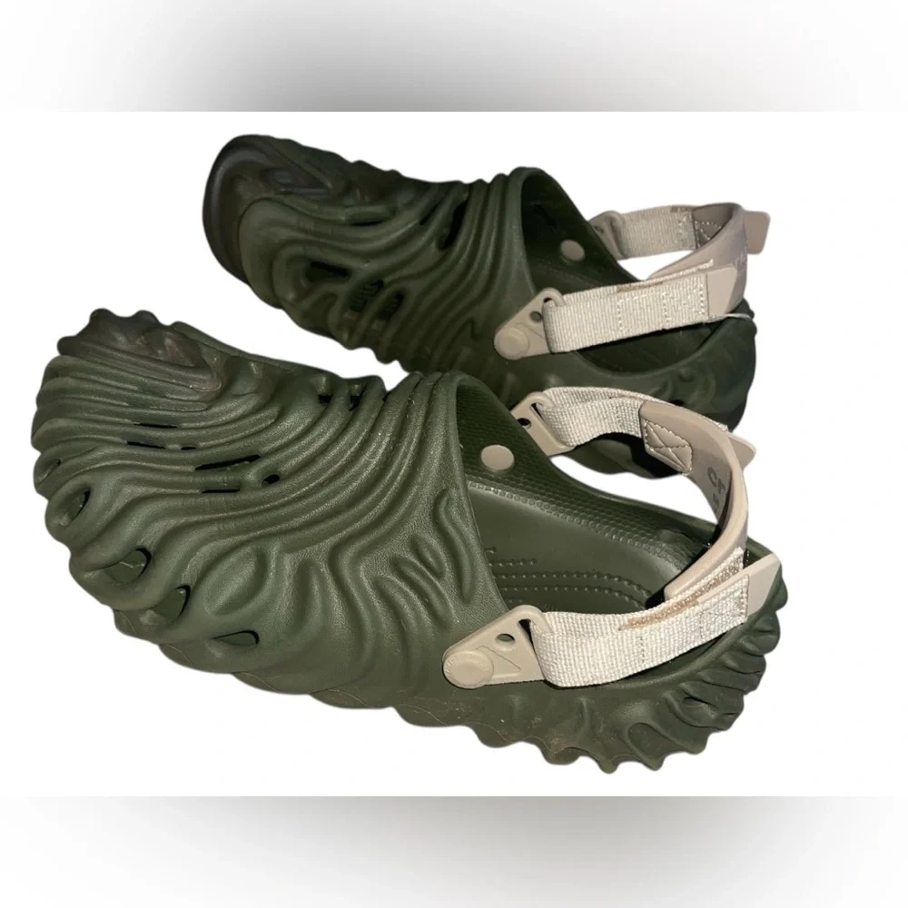 🔥 Crocs Pollex Clog by Salehe Bembury – Army Green (W9 / M7)